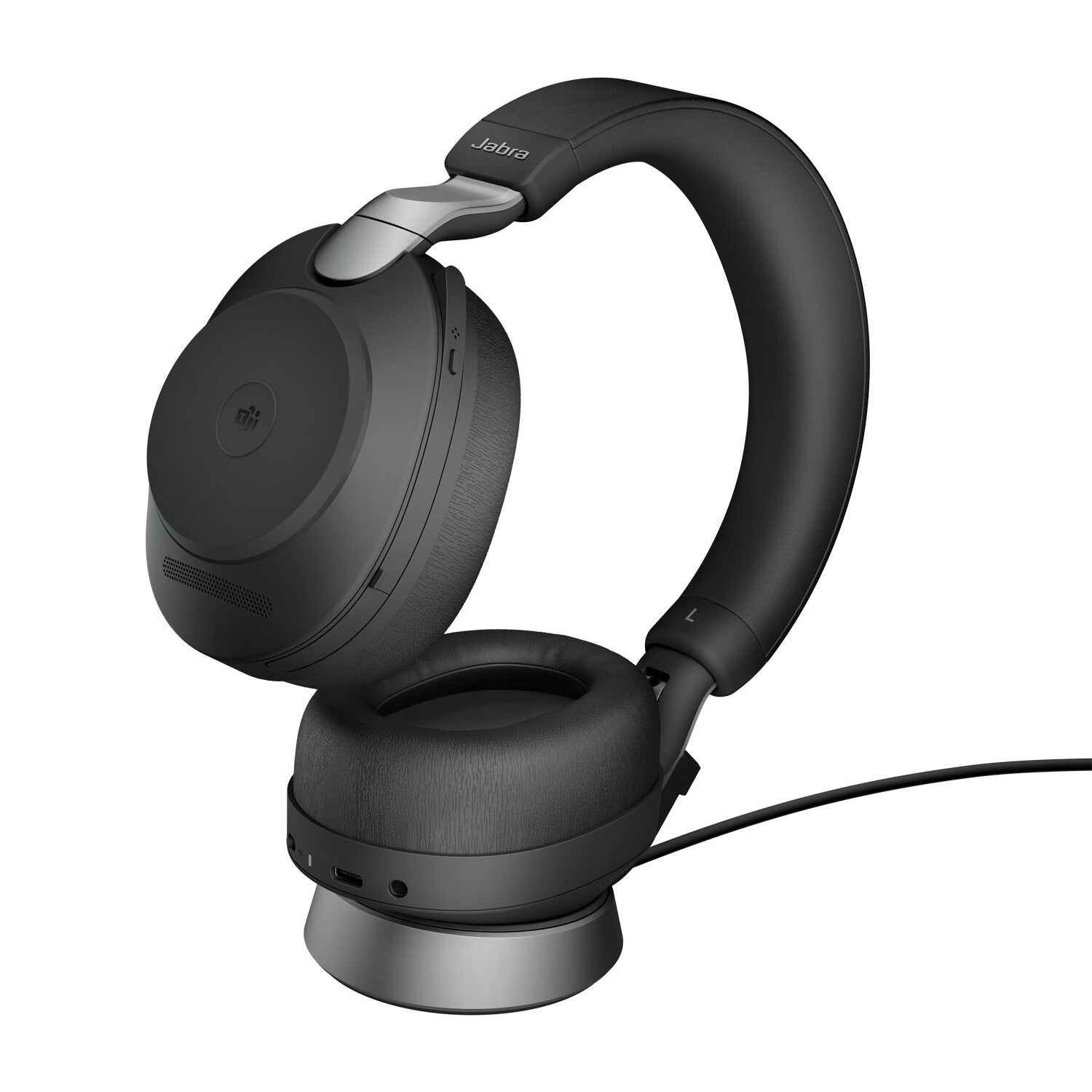 Jabra Evolve2 85 Headset Bedraad en draadloos Hoofdband Kantoor/callcenter USB Type-C Bluetooth Zwart