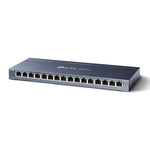 TP-Link TL-SG116 Unmanaged Gigabit Ethernet (10/100/1000) Zwart