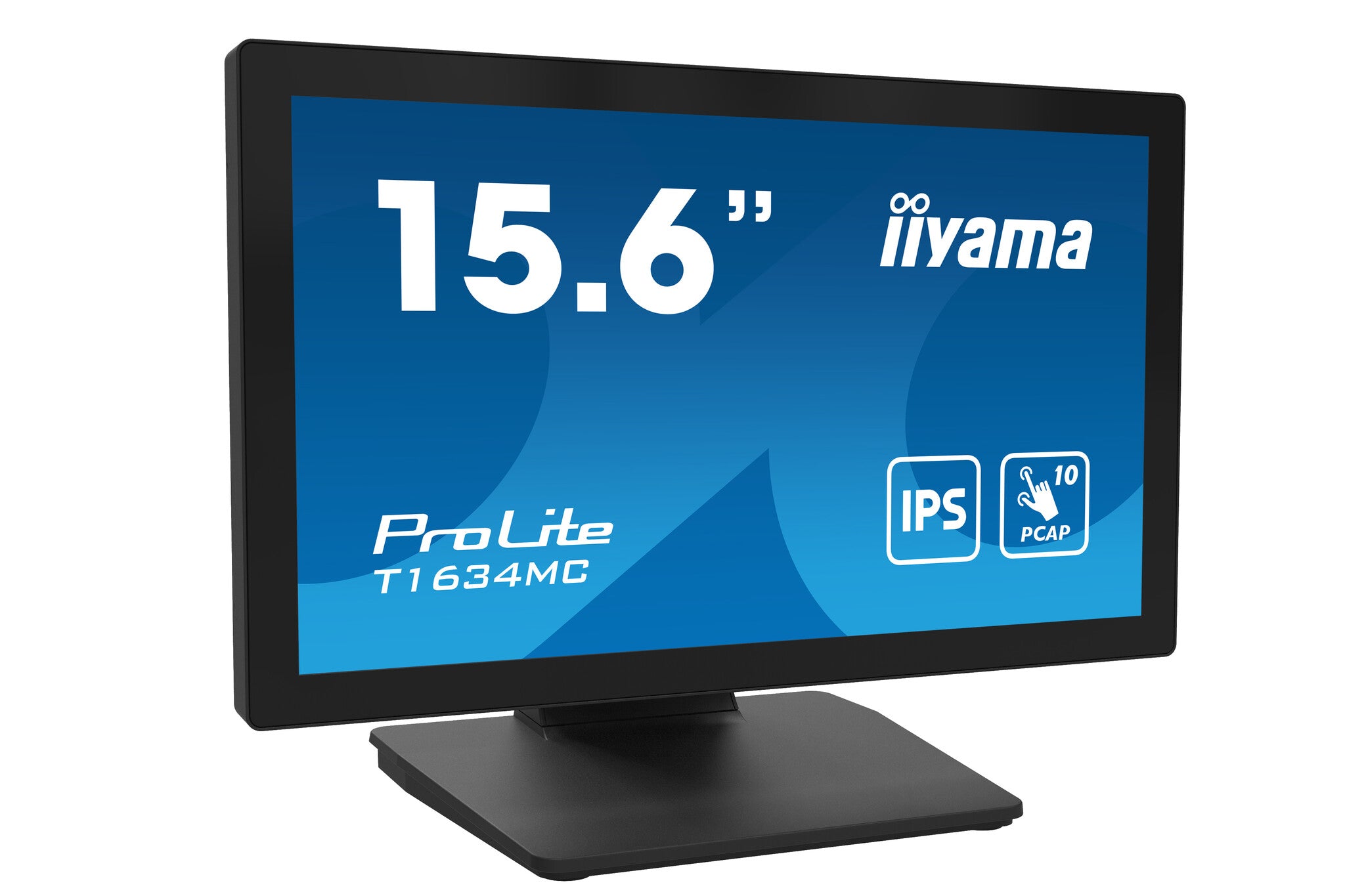iiyama ProLite T1634MC-B1S computer monitor 39,6 cm (15.6") 1920 x 1080 Pixels Full HD LED Touchscreen Zwart