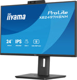 iiyama ProLite XB2497HSNH-B1 24IN IPS LCD 4MS 1920X1080 350CD/M2 HDMI/DP/USB 2 computer monitor 60,5 cm (23.8") 1920 x 1080 Pixels Full HD Zwart
