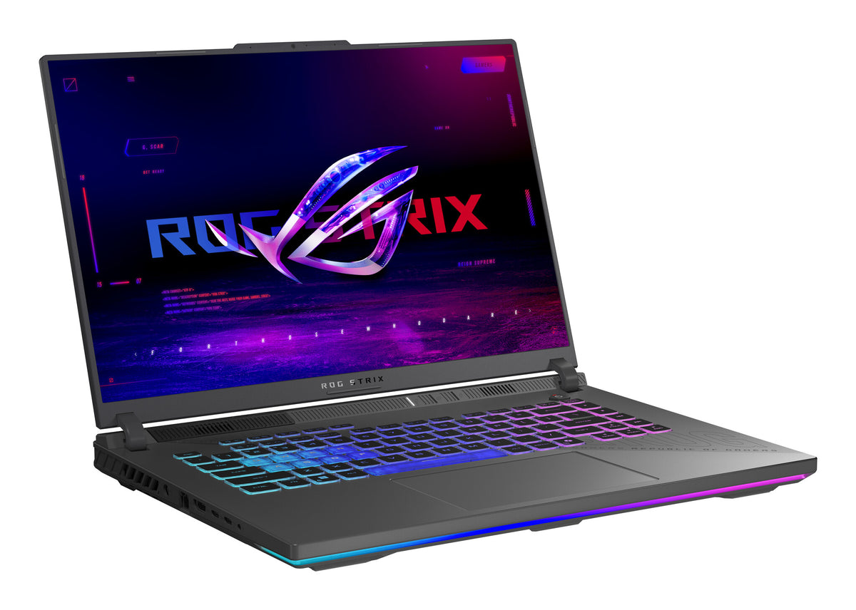 ASUS ROG Strix G16 G614PP-RV046W AMD Ryzen™ 9 8940HX Laptop 40,6 cm (16") WUXGA 16 GB DDR5-SDRAM 1 TB SSD NVIDIA GeForce RTX 5070 Wi-Fi 6E (802.11ax) Windows 11 Home Zwart, Grijs QWERTY Nederlands