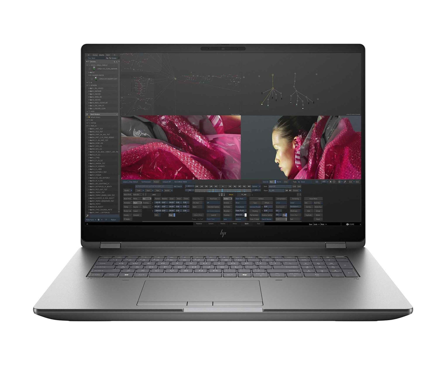 HP ZBook Fury G1i Wolf Pro Security Edition - Data Science Intel Core Ultra 7 255HX Mobiel werkstation 45,7 cm (18") WQXGA 64 GB DDR5-SDRAM 1 TB SSD NVIDIA RTX PRO 3000 Blackwell Wi-Fi 7 (802.11be) Windows 11 Pro AI Workstation, AI PC Zilver QWERTY