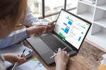 ASUS Chromebook Plus CX34 CB3402CVA-MW1326 Intel Core 3 100U 35,6 cm (14") Touchscreen Full HD 8 GB LPDDR5x-SDRAM 128 GB UFS Wi-Fi 6E (802.11ax) ChromeOS Grijs AZERTY Belgisch