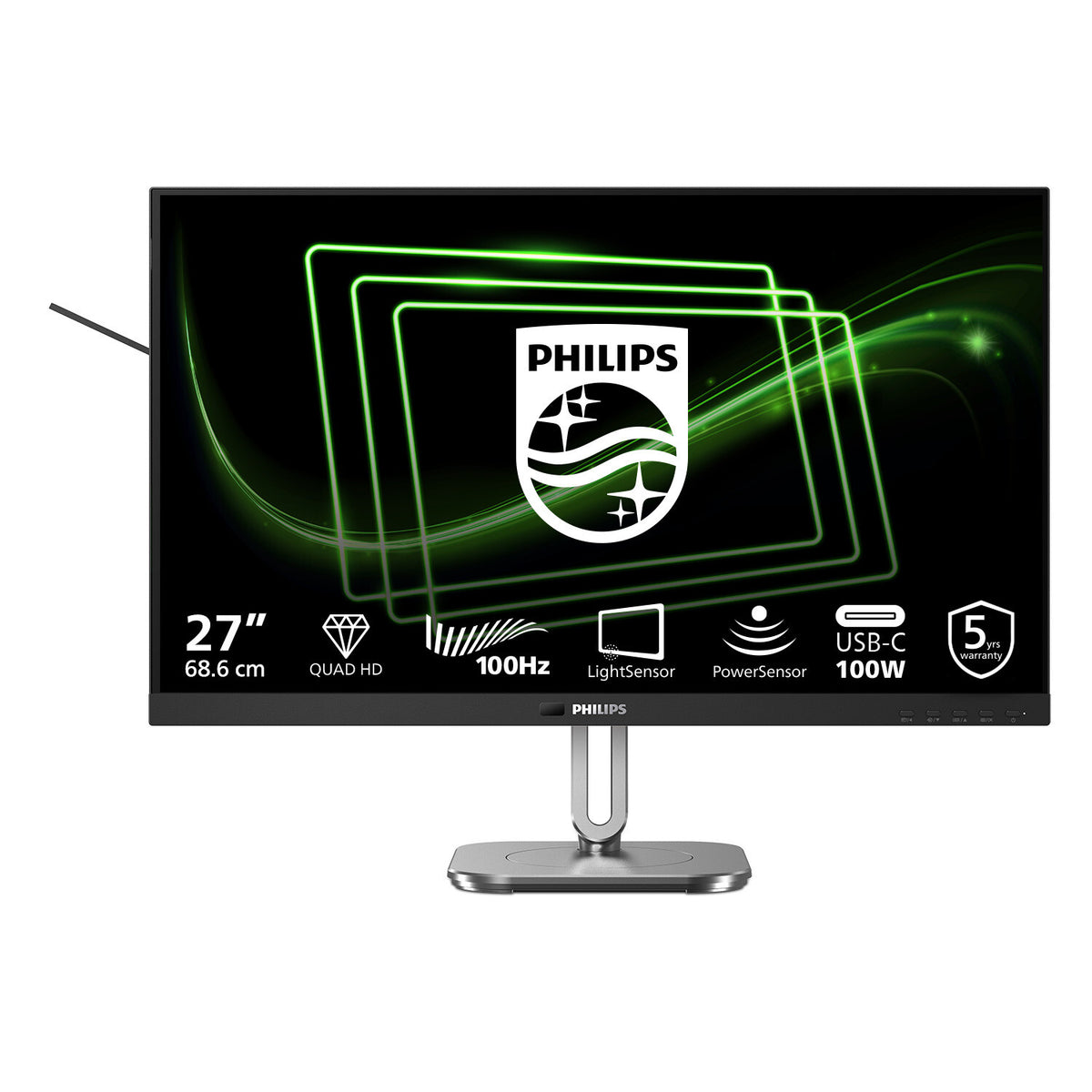 Philips 5000 series 27B2G5601/00 computer monitor 68,6 cm (27") 2560 x 1440 Pixels Quad HD LCD Zwart