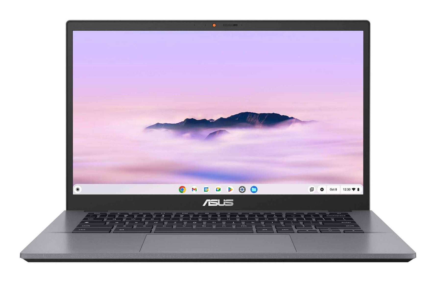 ASUS Chromebook Plus CX34 CB3402CVA-MW1326 Intel Core 3 100U 35,6 cm (14") Touchscreen Full HD 8 GB LPDDR5x-SDRAM 128 GB UFS Wi-Fi 6E (802.11ax) ChromeOS Grijs AZERTY Belgisch