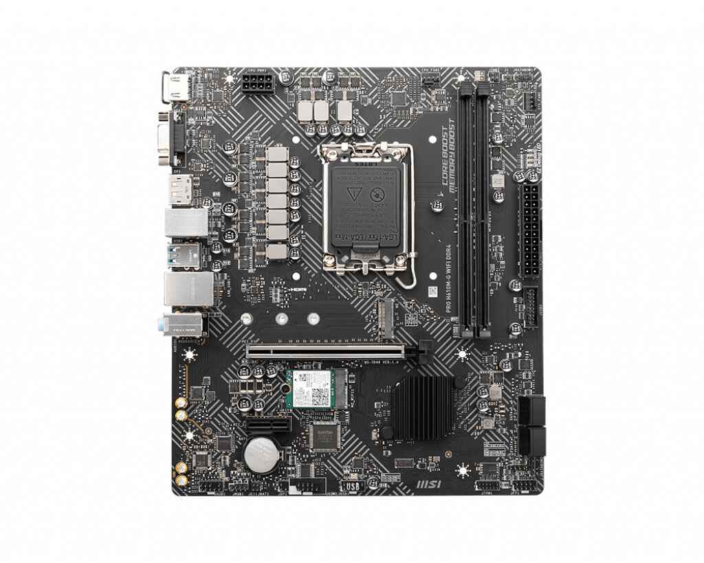 MSI PRO H610M-G WIFI DDR4 moederbord Intel H610 LGA 1700 micro ATX