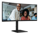 AOC E4 CU34E4CV computer monitor 86,4 cm (34") 3440 x 1440 Pixels UltraWide Quad HD LCD Zwart