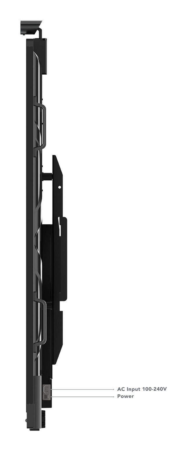 Lenovo ThinkVision T86 computer monitor 2,18 m (86") 3840 x 2160 Pixels 4K Ultra HD LED Touchscreen Zwart