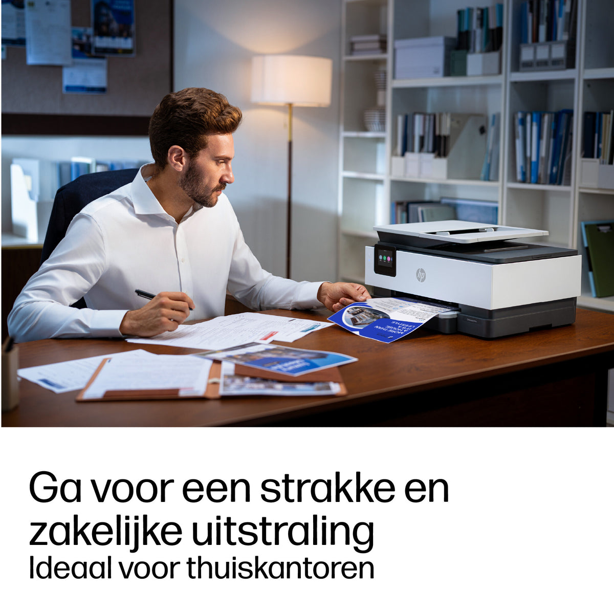HP OfficeJet Pro 8135e Draadloos All-in-One Kleur Printer, Instant Ink; Dubbelzijdig printen