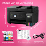 Epson EcoTank ET-4800 A4 multifunctionele Wi-Fi-printer met inkttank, inclusief tot 3 jaar inkt