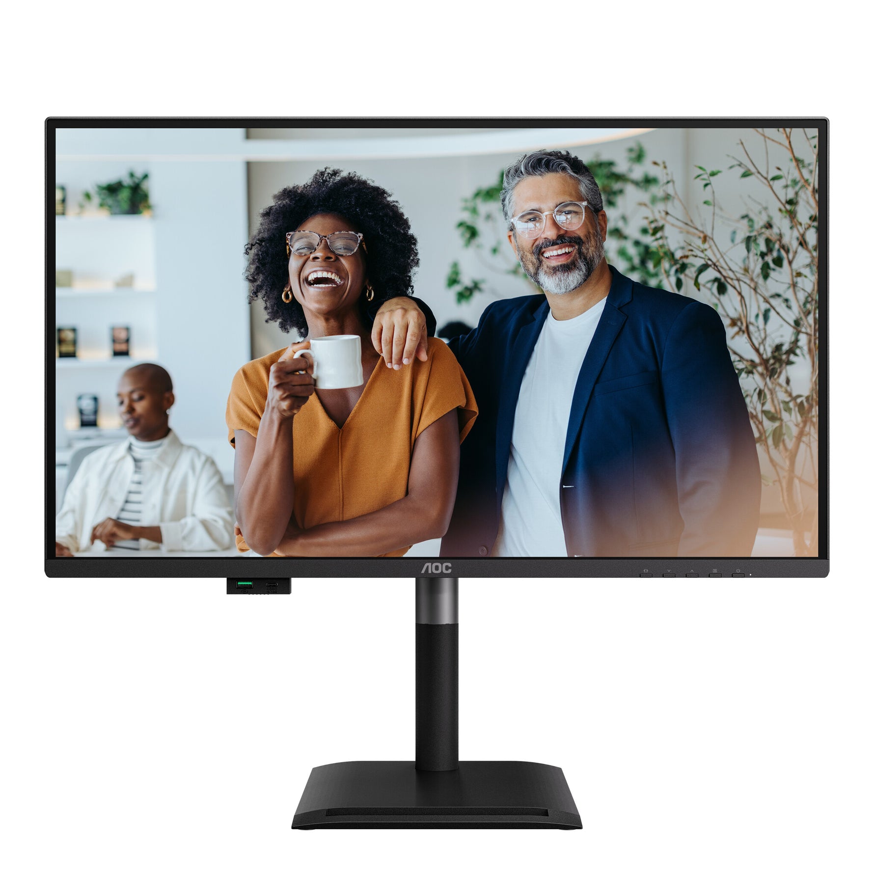 AOC Q27P4CV computer monitor 68,6 cm (27") 2560 x 1440 Pixels Quad HD LED Zwart