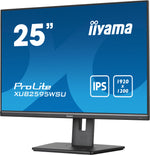 iiyama ProLite XUB2595WSU-B5 computer monitor 63,5 cm (25") 1920 x 1200 Pixels WUXGA LED Zwart