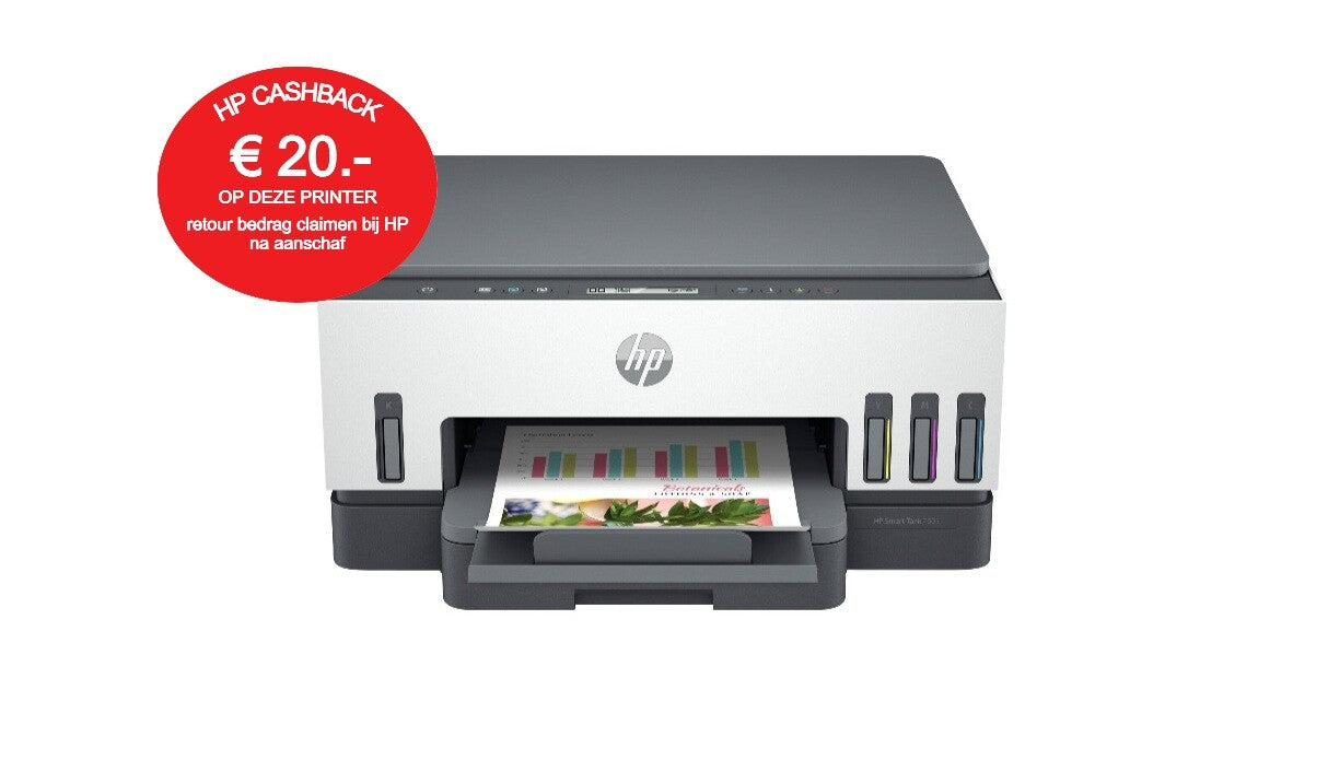 HP Smart Tank 7005 Draadloos All-in-One Kleur Printer, Dubbelzijdig printen; Kopieerapparaat, Scanner