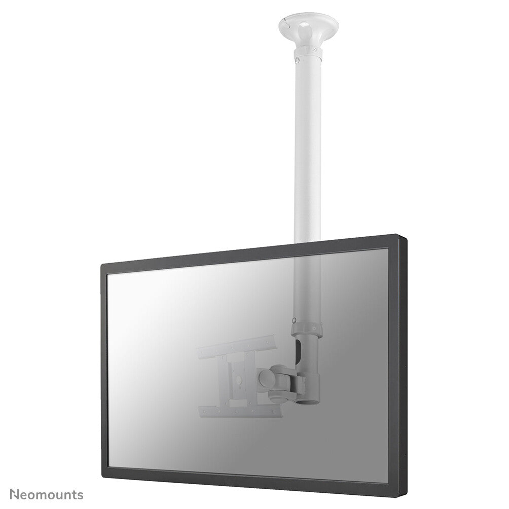 Neomounts FPMA-C100WHITE Monitor/TV-beugel plafond 10-30" - h 79-129 cm