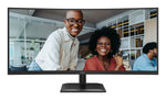 AOC E4 CU34E4CV computer monitor 86,4 cm (34") 3440 x 1440 Pixels UltraWide Quad HD LCD Zwart