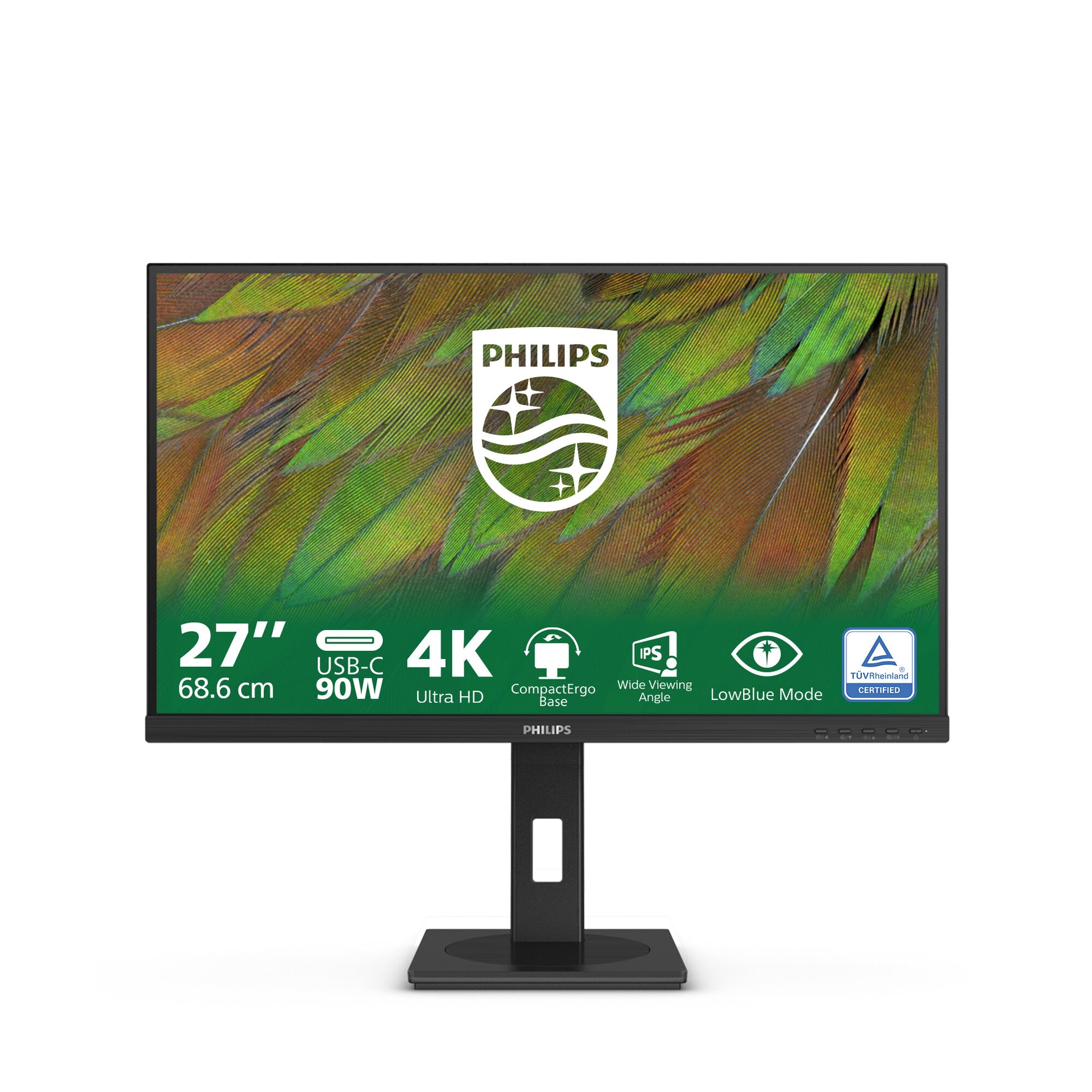 Philips 3000 series 27B1U3900/00 computer monitor 68,6 cm (27") 3840 x 2160 Pixels 4K Ultra HD LCD Zwart