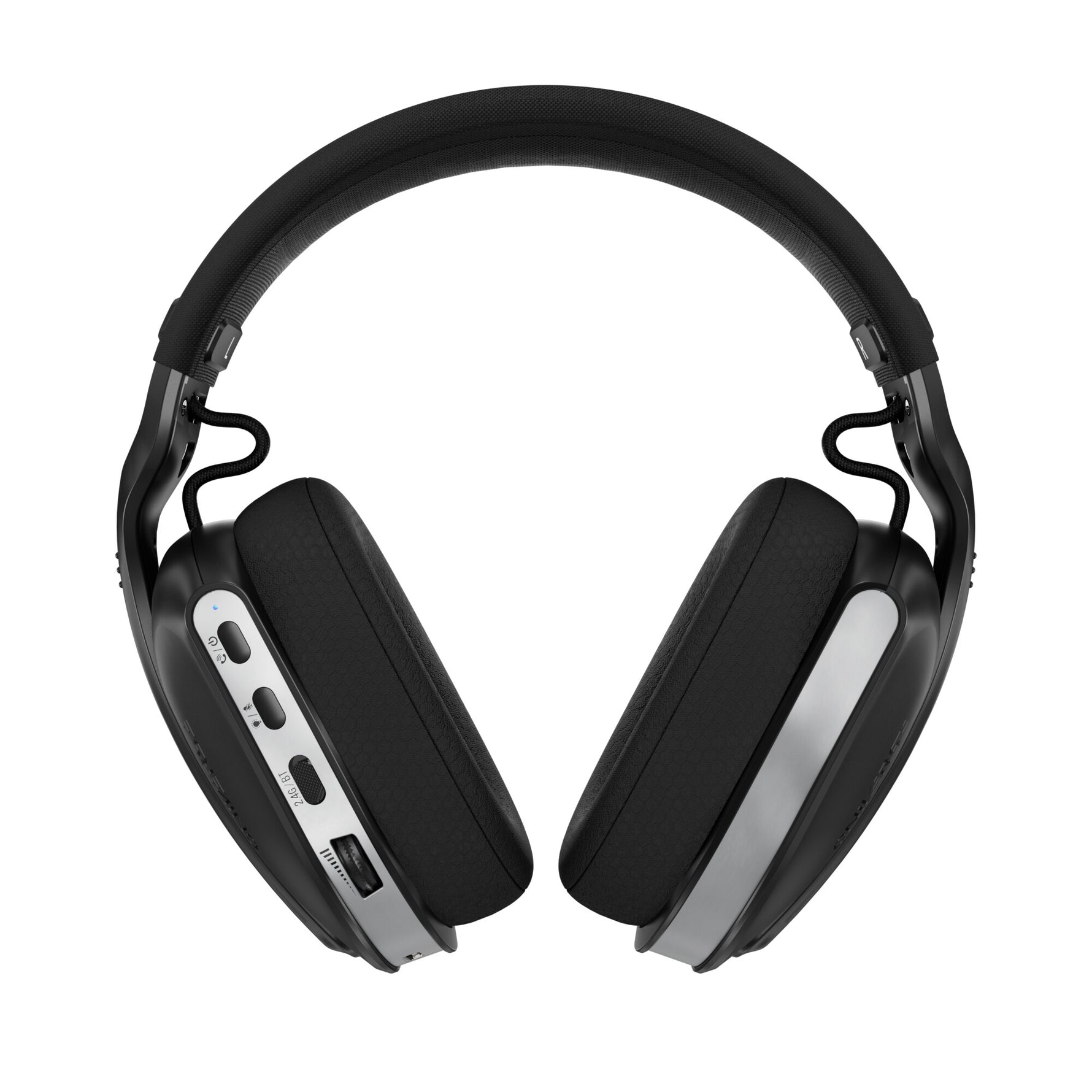 Oniverse Polaris Headset Bedraad en draadloos Hoofdband Gamen USB Type-C / USB Type-A Bluetooth Zwart