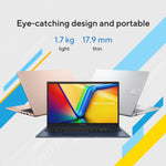 ASUS Vivobook 15 X1504VA-BQ5487W Intel Core 5 120U Laptop 39,6 cm (15.6") Full HD 16 GB DDR5-SDRAM 512 GB SSD Wi-Fi 6 (802.11ax) Windows 11 Home Nederlands Blauw