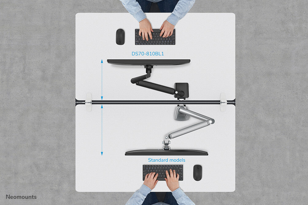 Neomounts DS70-810BL1 Monitorarm 17-32