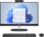 HP 24-cr0050nd AMD Ryzen™ 5 7520U 60,5 cm (23.8") 1920 x 1080 Pixels Alles-in-één-pc 8 GB LPDDR5-SDRAM 512 GB SSD Windows 11 Home Wi-Fi 6 (802.11ax) Zwart
