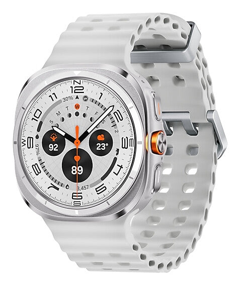 Samsung Galaxy Watch Ultra 3,81 cm (1.5") AMOLED 47 mm Digitaal 480 x 480 Pixels Touchscreen 4G Titanium, Wit Wifi GPS