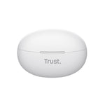 Trust Yavi Headset True Wireless Stereo (TWS) In-ear Oproepen/muziek USB Type-C Bluetooth Wit