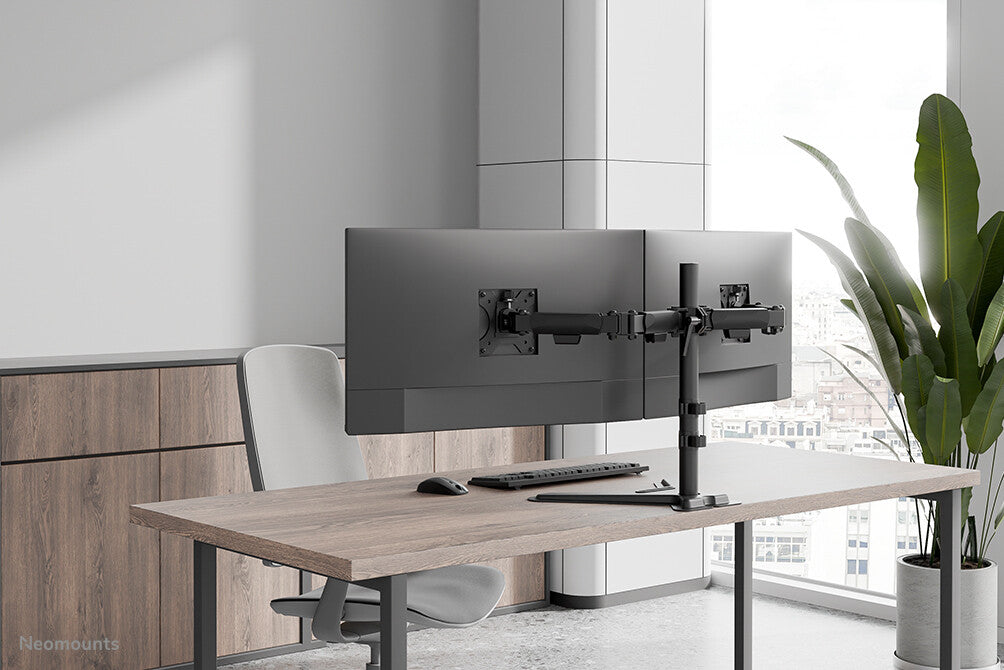 Neomounts DS45-600BL2 Monitorstandaard voor twee schermen 10-32"