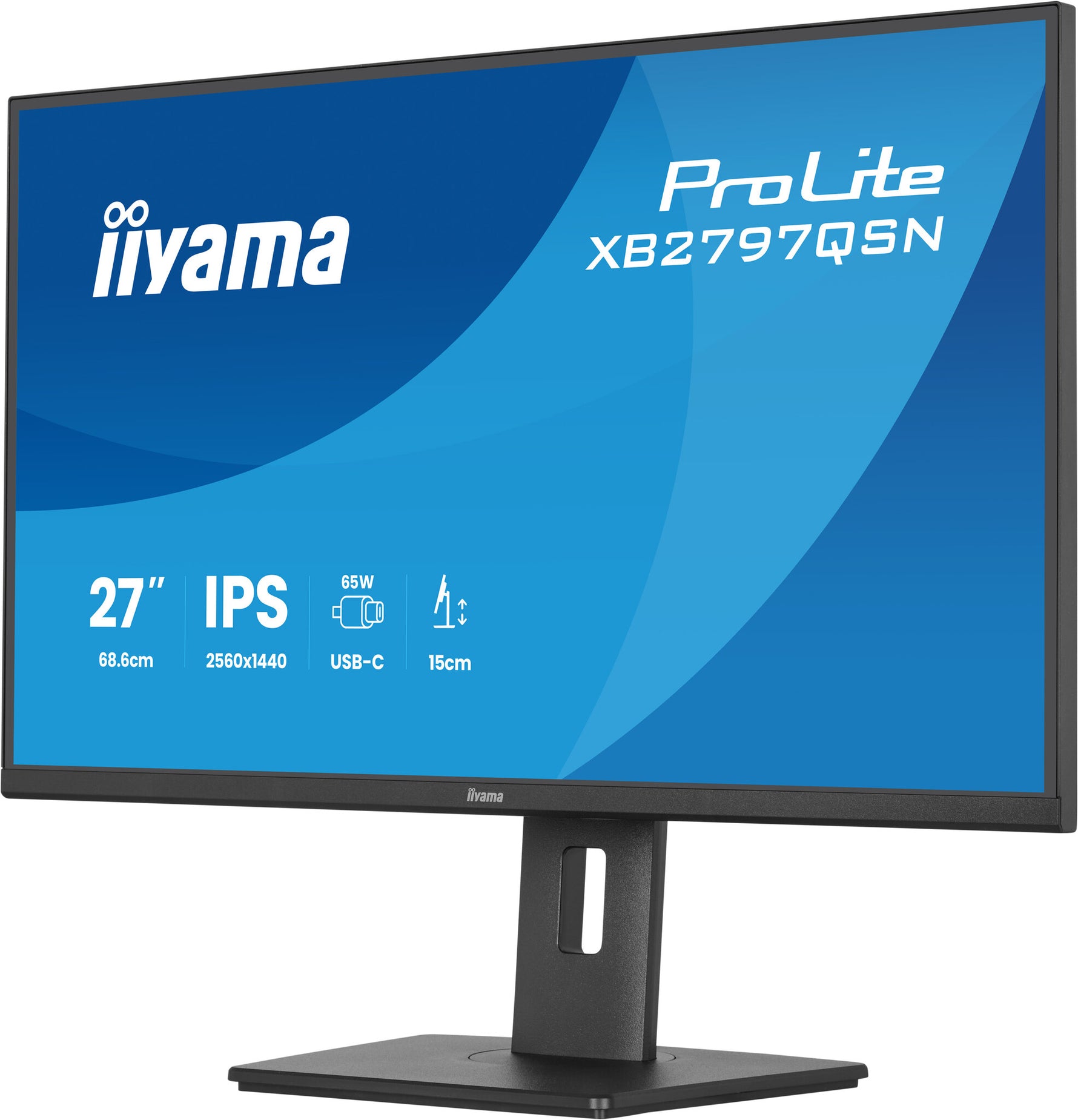iiyama ProLite XB2797QSN-B1 computer monitor 68,6 cm (27") 2560 x 1440 Pixels Quad HD LCD Zwart