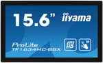 iiyama ProLite TF1634MC-B8X computer monitor 39,6 cm (15.6") 1920 x 1080 Pixels Full HD LED Touchscreen Multi-gebruiker Zwart