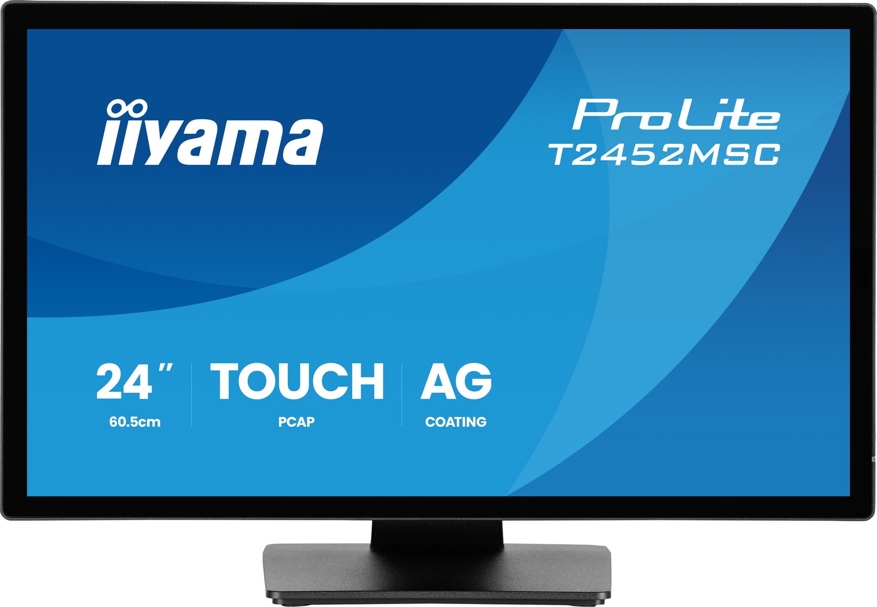 iiyama ProLite T2452MSC-B2AG computer monitor 61 cm (24") 1920 x 1080 Pixels Full HD LED Touchscreen Zwart