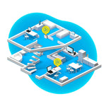 Repeater Mesh Wi-Fi Extender 1600 (FRITZ! 1200 AX International) Netwerkrepeater Wit 10, 100, 1000 Mbit/s