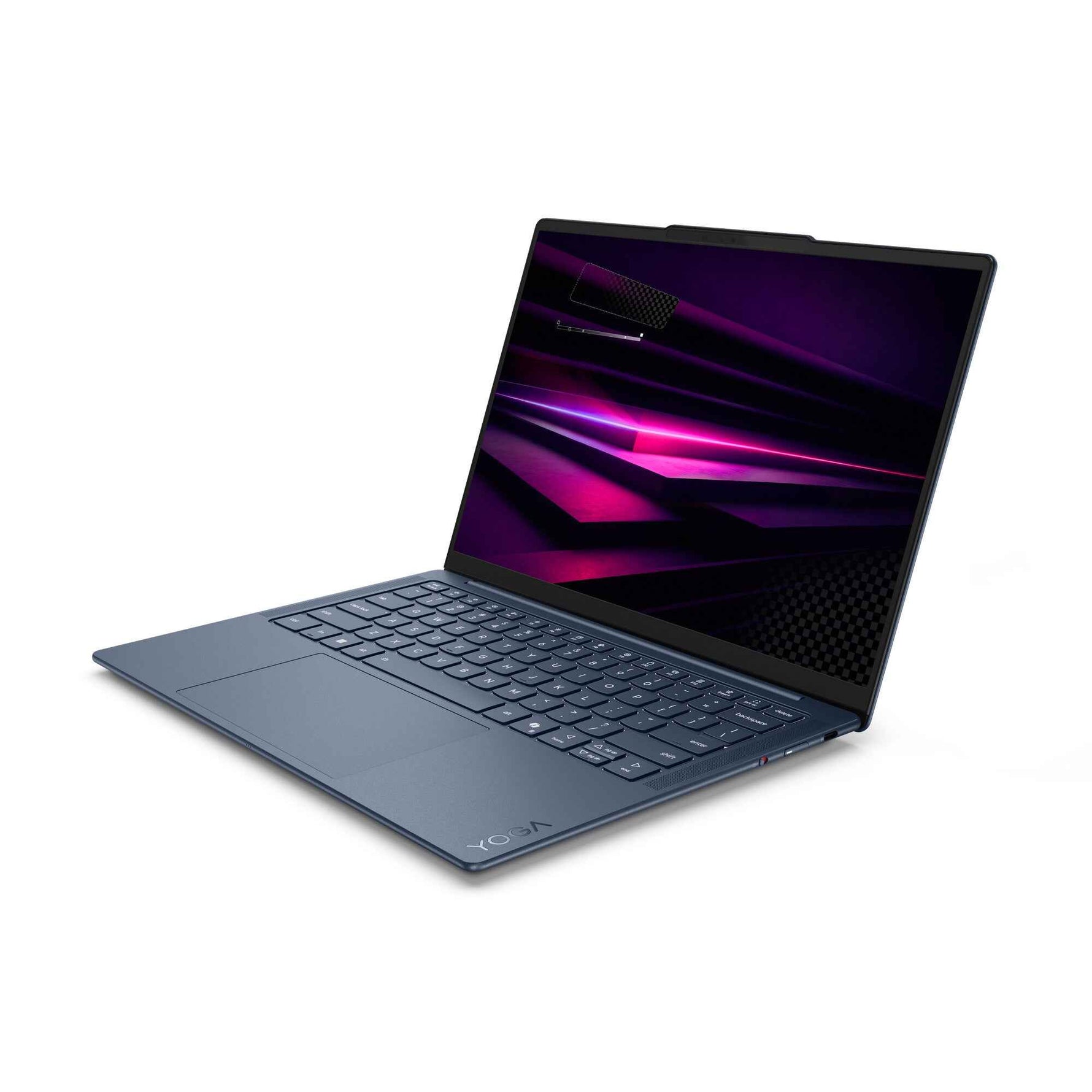 Lenovo Yoga Slim 7 14Q8Y11 Copilot+ PC Snapdragon X2P-42-100 Laptop 35,6 cm (14") WUXGA 16 GB LPDDR5x-SDRAM 512 GB SSD Wi-Fi 7 (802.11be) Windows 11 Home Blauw Engels