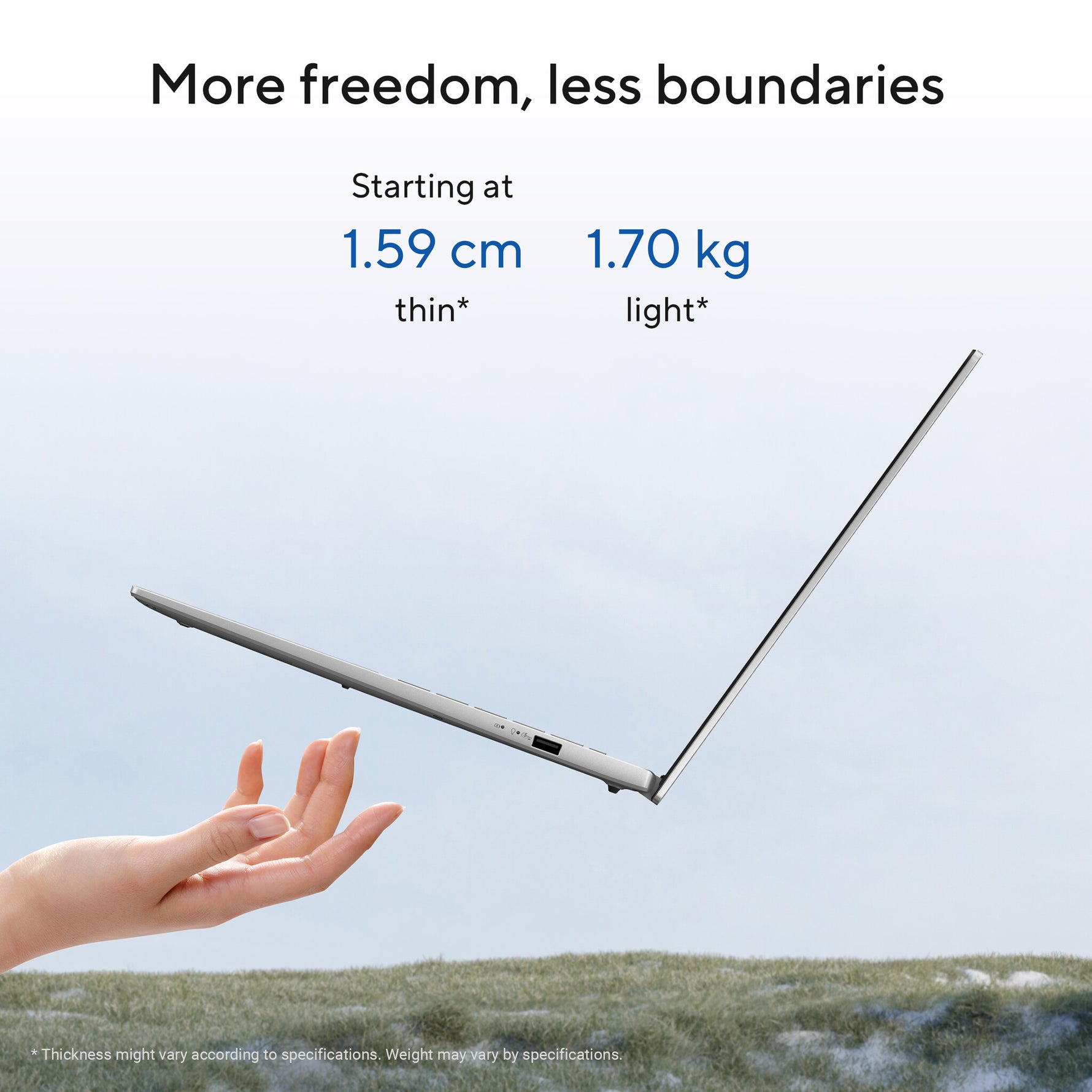 ASUS Vivobook S16 S3607VA-RP097W Intel Core 5 210H Laptop 40,6 cm (16") WUXGA 16 GB DDR5-SDRAM 512 GB SSD Wi-Fi 6 (802.11ax) Windows 11 Home Nederlands Zilver