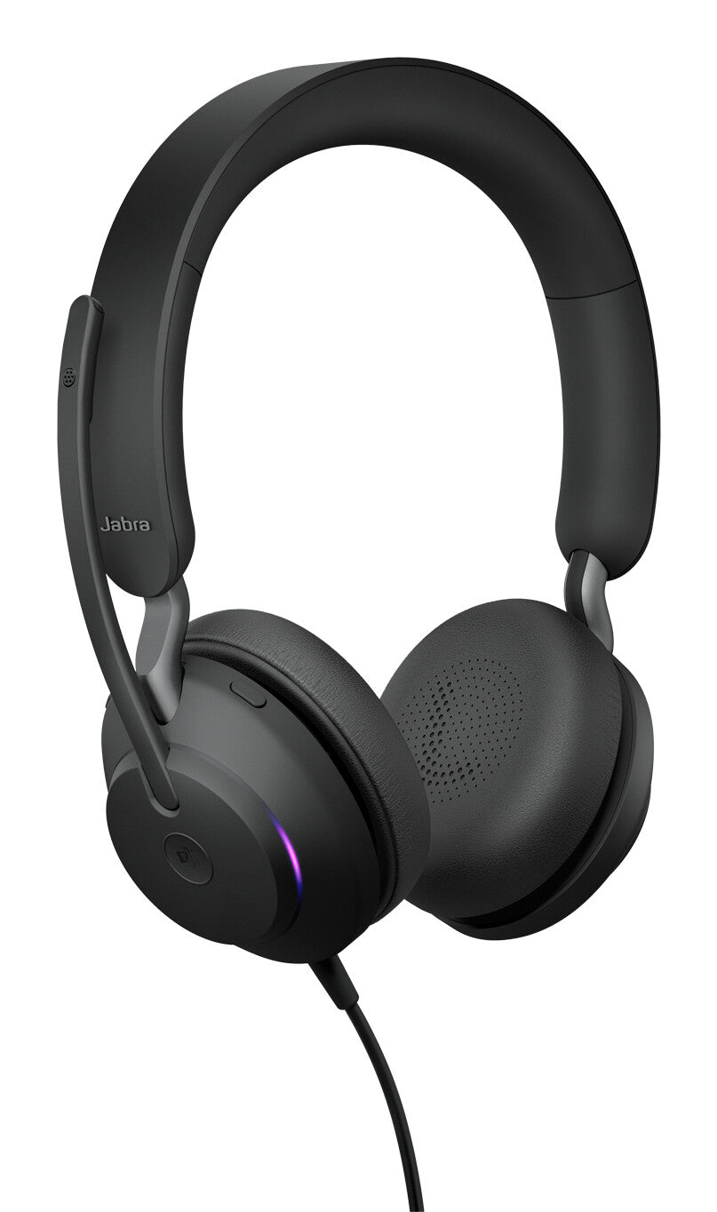 Jabra Evolve2 40 SE Headset Bedraad Hoofdband Kantoor/callcenter USB Type-C / USB Type-A Zwart