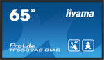iiyama TF6539AS-B1AG computer monitor 163,8 cm (64.5") 3840 x 2160 Pixels 4K Ultra HD LED Touchscreen Zwart