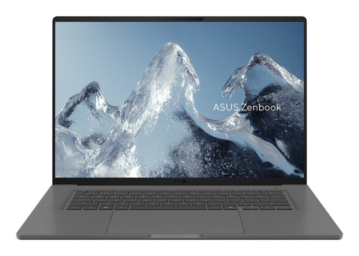 ASUS Zenbook A16 UX3607QA-SH013W Snapdragon X1-26-100 Laptop 40,6 cm (16") WUXGA 16 GB LPDDR5x-SDRAM 512 GB SSD Wi-Fi 6E (802.11ax) Windows 11 Home Grijs QWERTY Nederlands