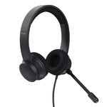 Trust Ayda ENC-headset - Hoofdtelefoon met omgevingsgeluidonderdrukking - USB-aansluiting - Microfoon met ENC - Zwart