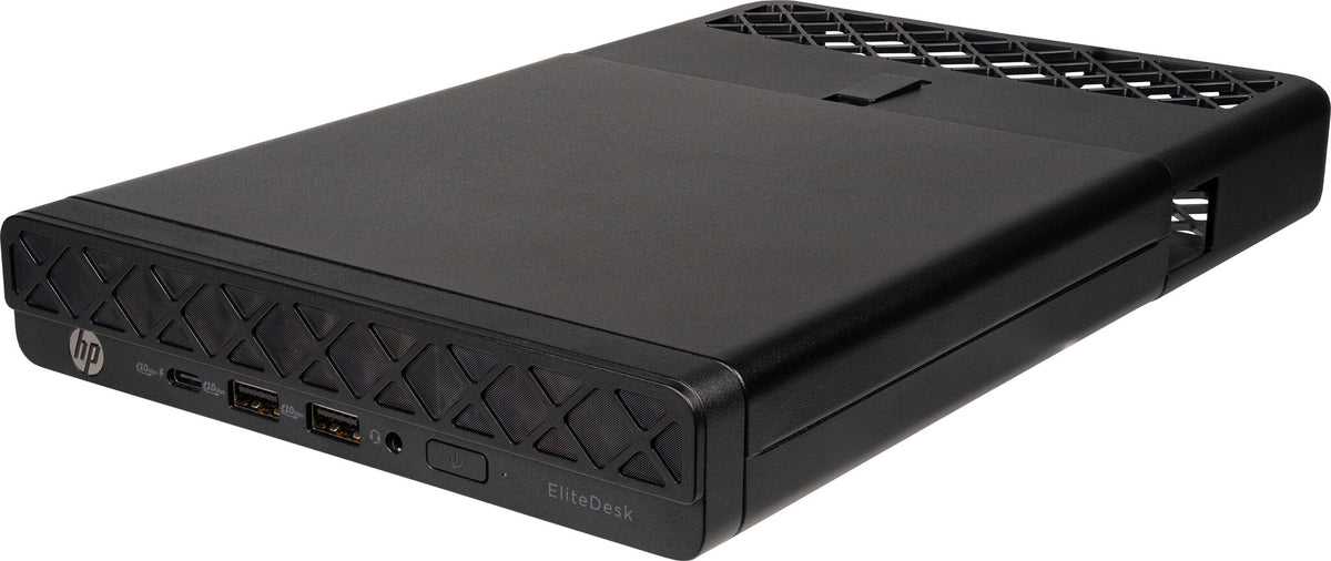 HP EliteDesk 8 Mini G1a PC AMD Ryzen™ 5 220 16 GB DDR5-SDRAM 512 GB SSD Windows 11 Pro Mini PC Zwart