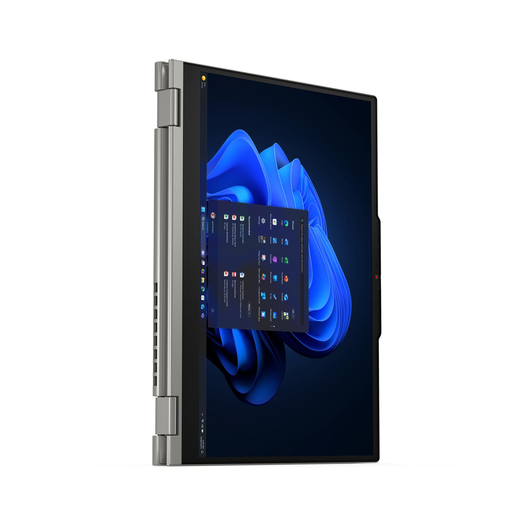 Lenovo ThinkPad L13 2-in-1 Gen 6 (Intel) Intel Core Ultra 5 225U Hybride (2-in-1) 33,8 cm (13.3") Touchscreen WUXGA 16 GB LPDDR5x-SDRAM 512 GB SSD Wi-Fi 6E (802.11ax) Windows 11 Pro Engels Grijs