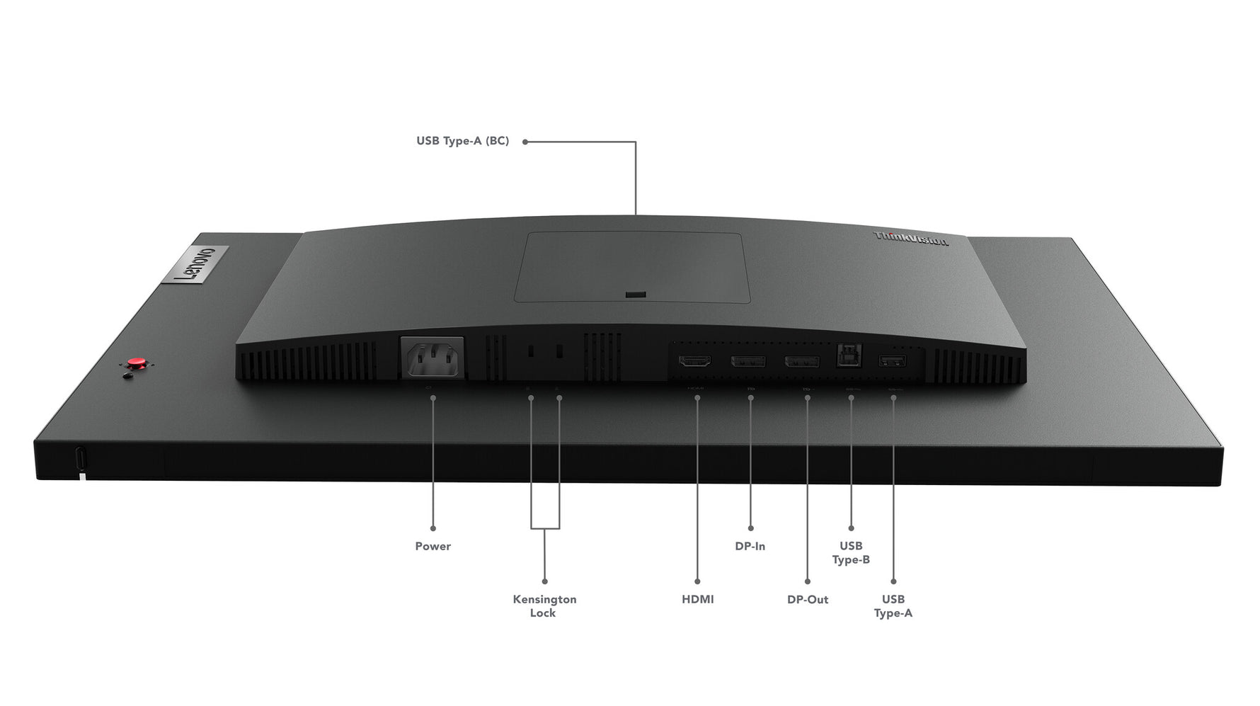 Lenovo ThinkVision P24q-30 computer monitor 60,5 cm (23.8") 2560 x 1440 Pixels Quad HD LED Zwart