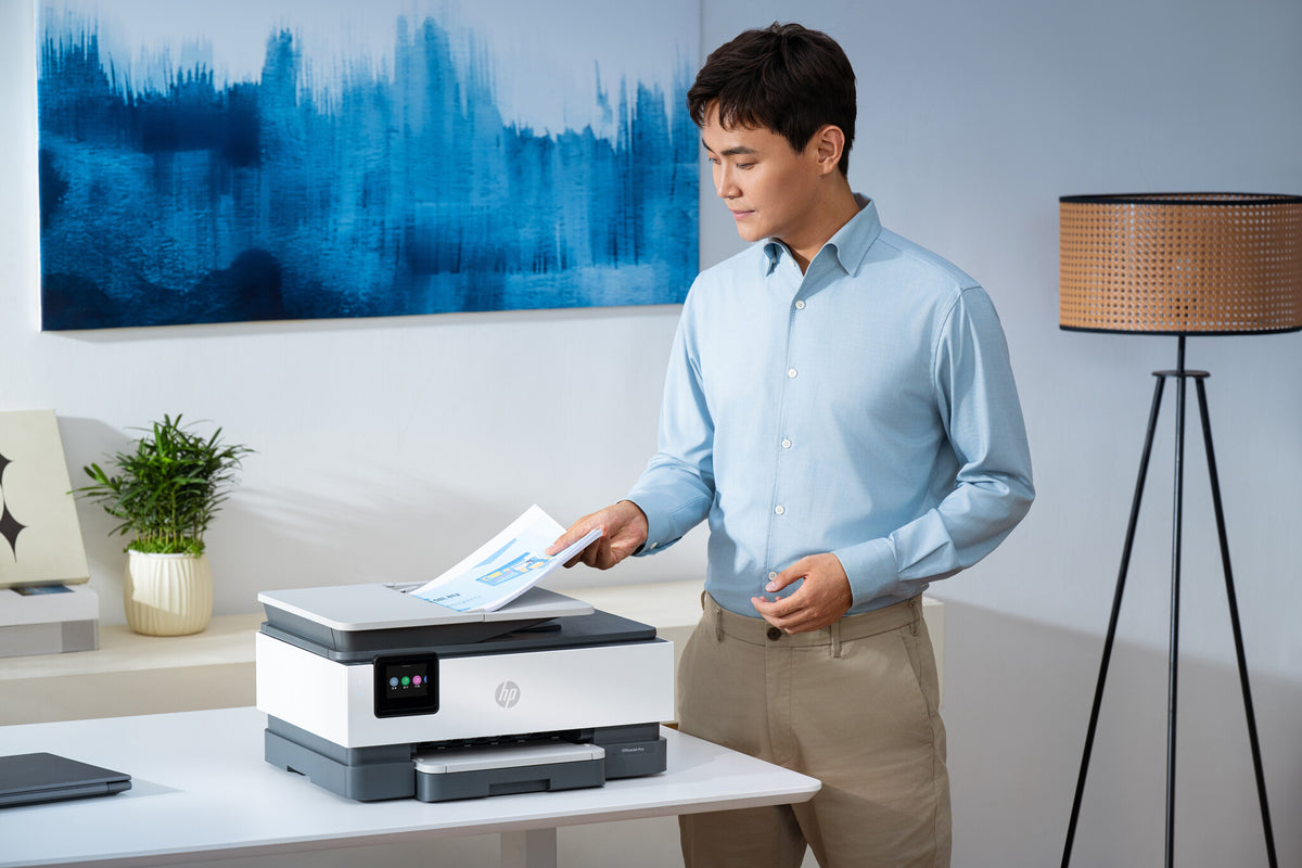 HP OfficeJet Pro Draadloos Kleur Printer, Instant Ink; Dubbelzijdig printen
