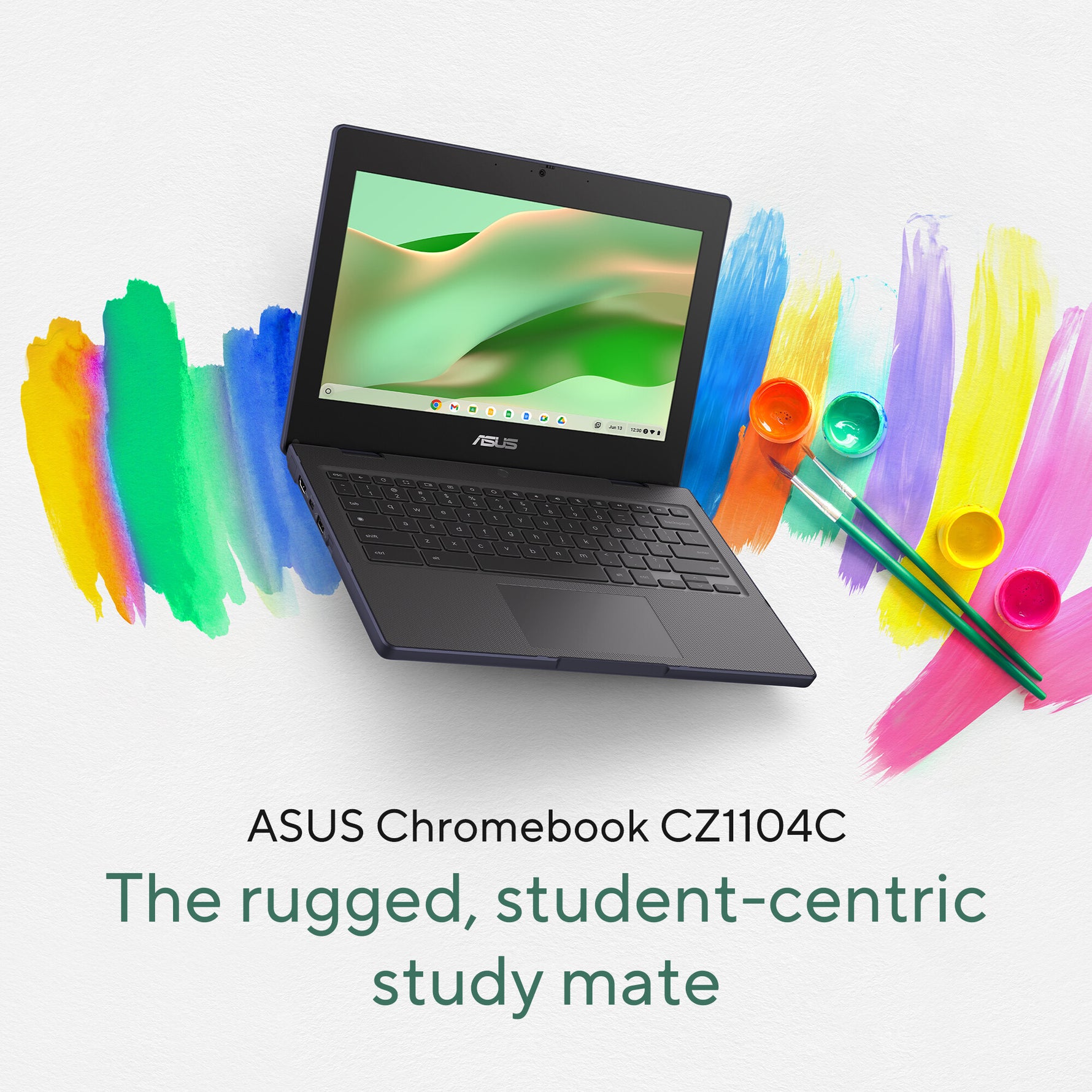 ASUS Chromebook CR11 CZ1104CM4A-NS0172 MediaTek Kompanio 540 29,5 cm (11.6") Touchscreen HD 8 GB LPDDR5x-SDRAM 64 GB eMMC Wi-Fi 7 (802.11be) ChromeOS Grijs QWERTY US International