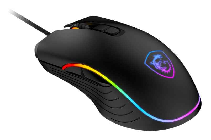 MSI FORGE GM300 muis Gamen Ambidextrous USB Type-A Optisch 7200 DPI