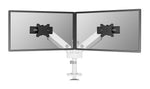 Neomounts DS65S-950WH2 Monitorarm 24-34" - gasveer - Topfix - multi-instelbaar - 180°-stop