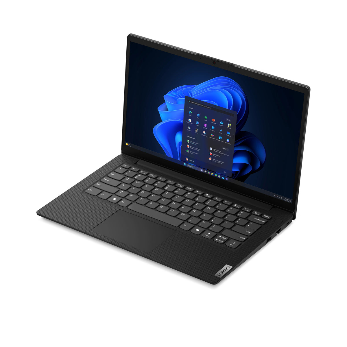 Lenovo V14 G7 IWC Intel Core 5 320 Laptop 35,6 cm (14") Full HD 16 GB DDR5-SDRAM 512 GB SSD Wi-Fi 6 (802.11ax) Windows 11 Pro Zwart Engels