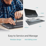 ASUS Chromebook Flip CR1 CR1100FKA-BP0354 Intel® Pentium® Silver N6000 29,5 cm (11.6") Touchscreen HD 4 GB LPDDR4x-SDRAM 64 GB eMMC Wi-Fi 6 (802.11ax) ChromeOS Belgisch Grijs