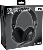 Konix PULSAR Headset Bedraad en draadloos Hoofdband Gamen USB Type-C Bluetooth Zwart