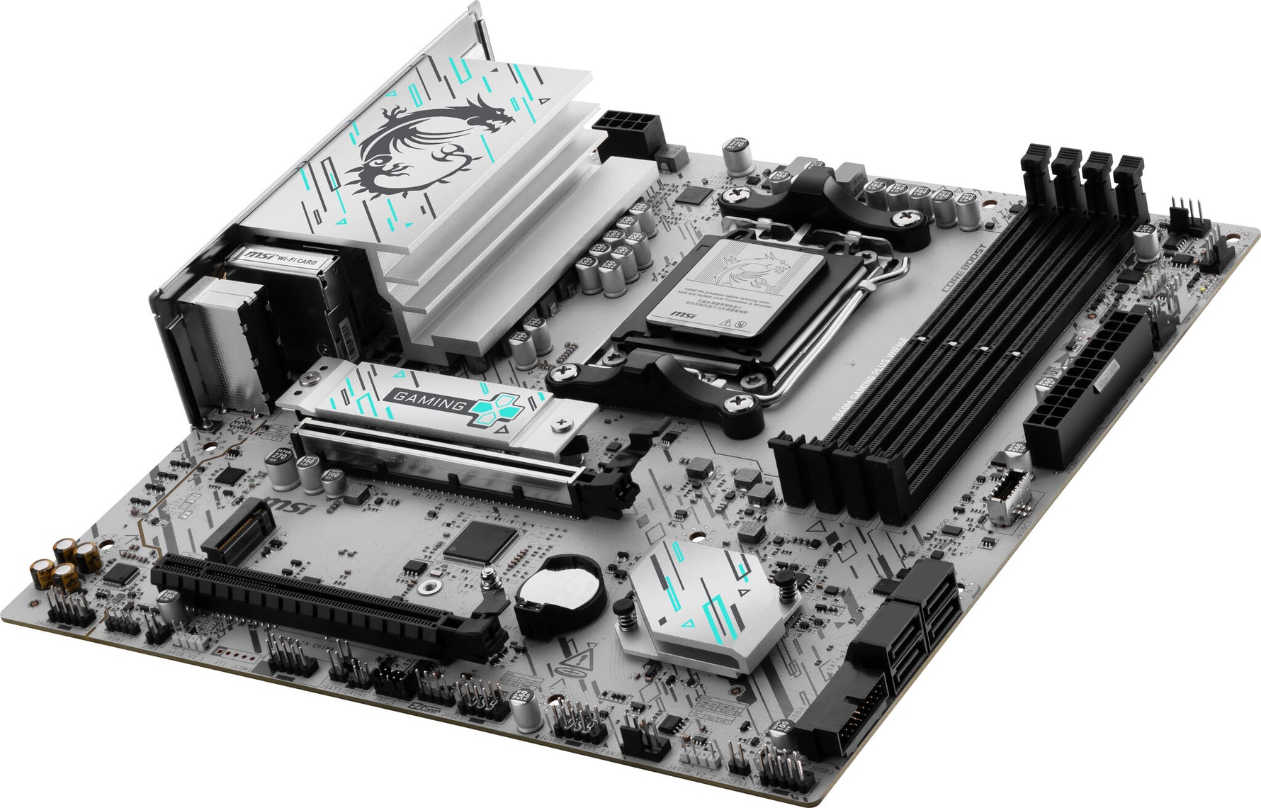 MSI B840M GAMING PLUS WIFI6E moederbord AMD B840 Socket AM5 micro ATX