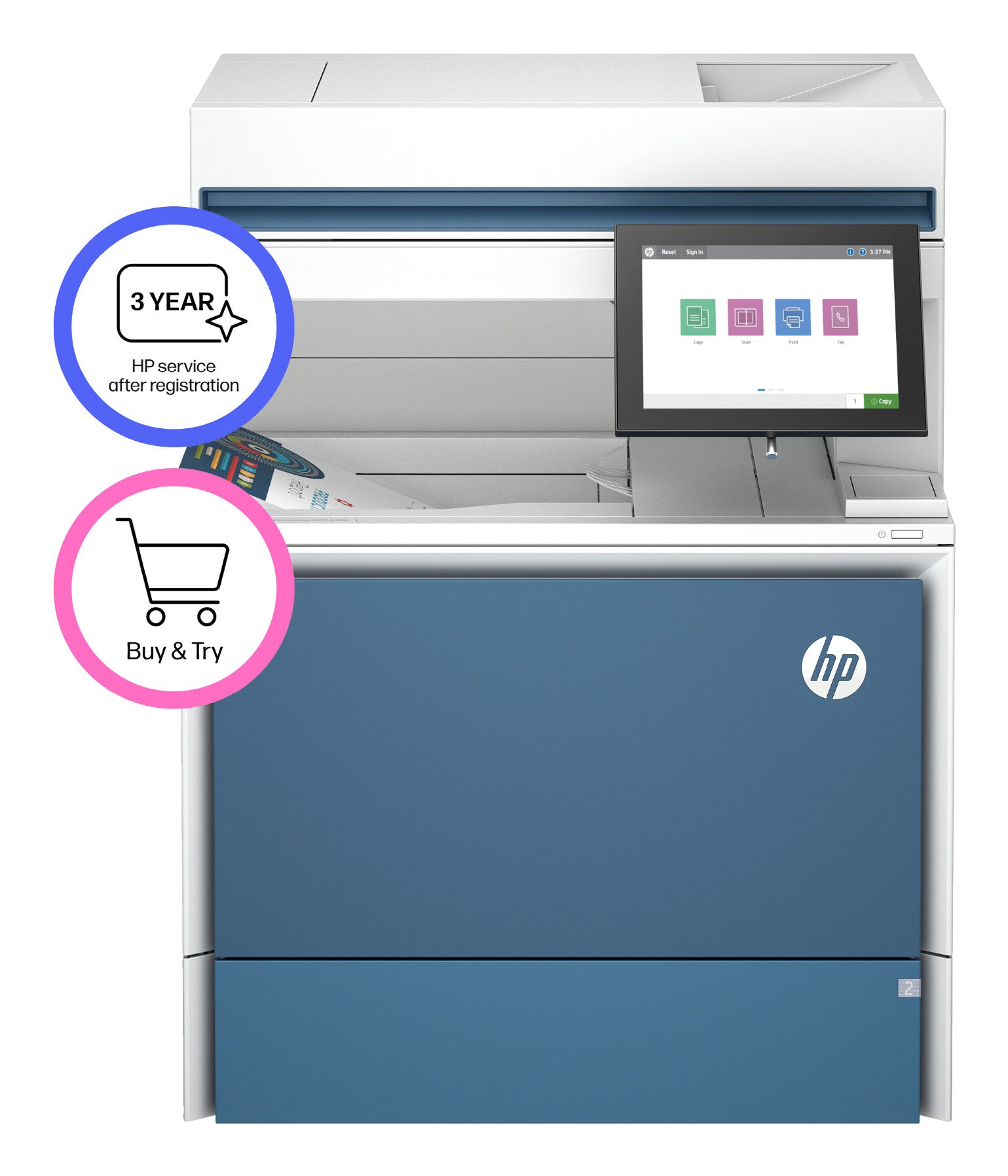 HP Color LaserJet Enterprise MFP 6800dn printer