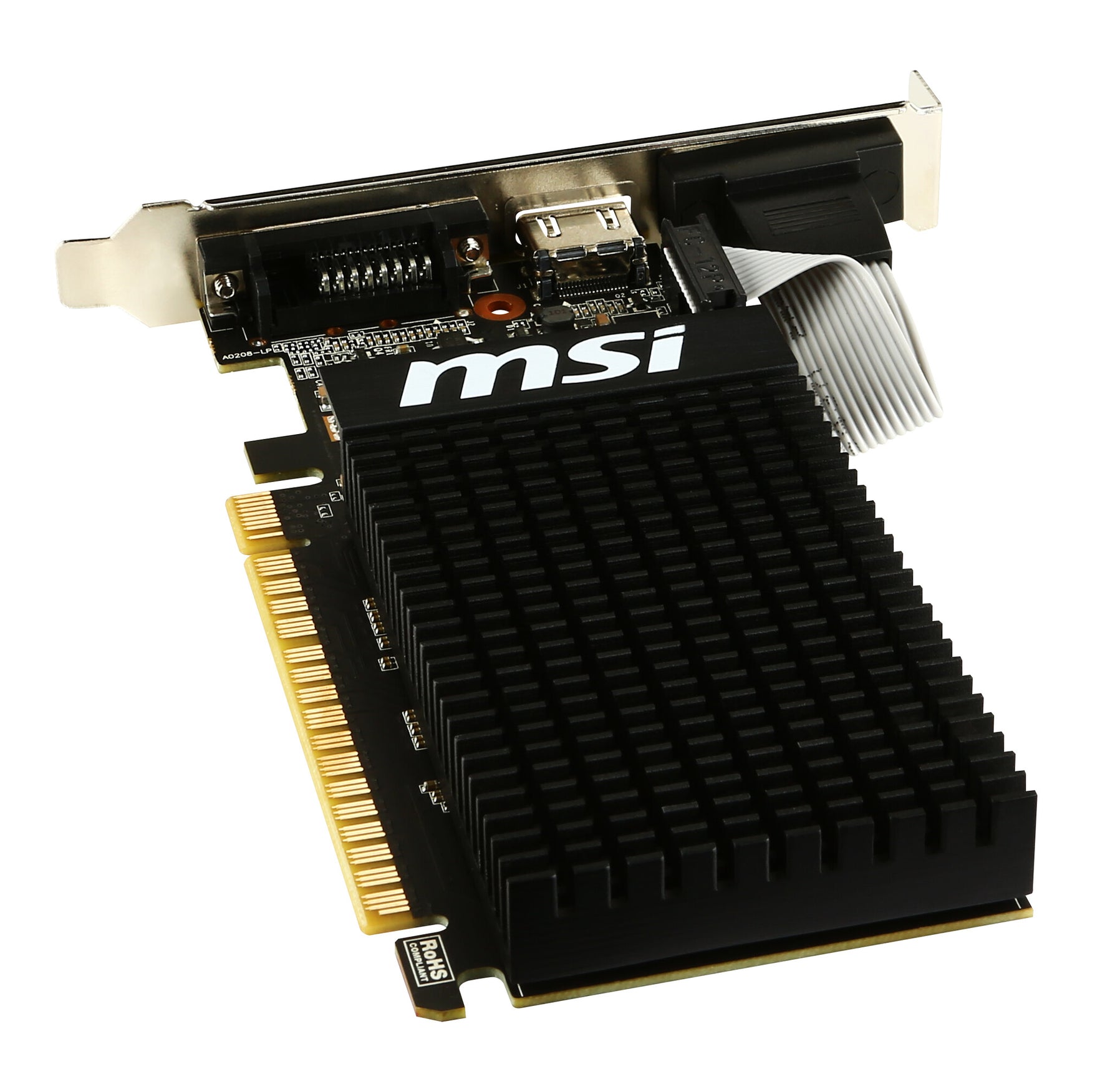 MSI GT 710 2GD3H LP videokaart NVIDIA GeForce GT 710 2 GB GDDR3